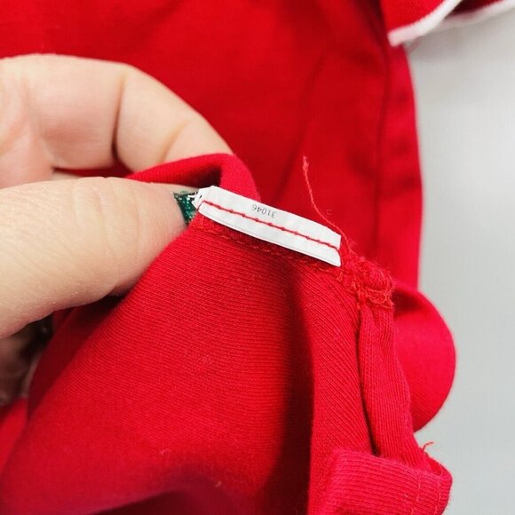 Michael Kors Mens Size Small 100% Cotton Logo Short Sleeve Polo Shirt in Red - Picture 5 of 5